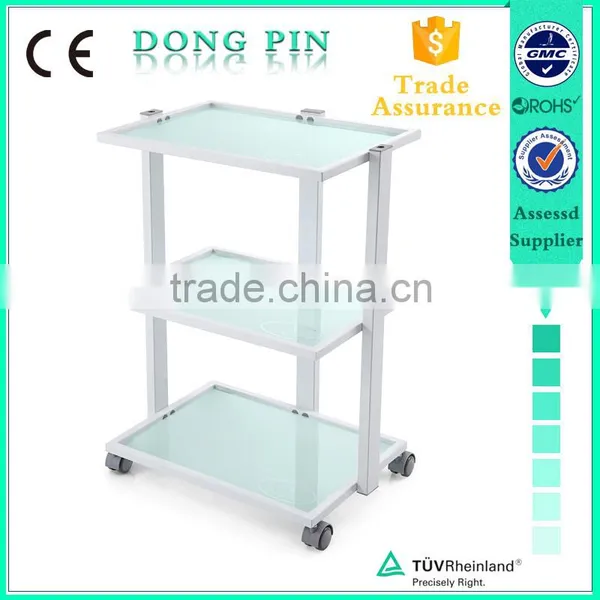 New Fashion Beauty Spa Equipment Glass Shelf Trolley for Sale photo-6
