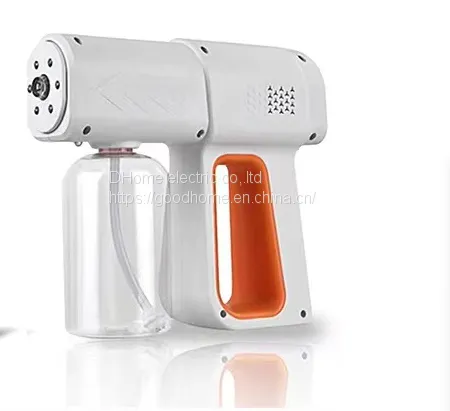 Disinfecting Gun Sprayer, Pet Deodorizer Disinfecting Spray Gun, Hand-held Blue Light Atomizer（Wechat:13510231336）