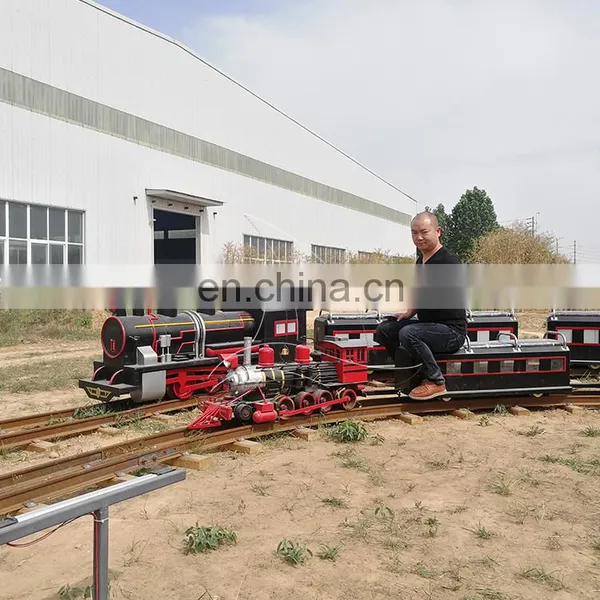 Cheap Price Indoor and Outdoor Carnival Game Machine Kiddie Rides Steam Electric Track Train for Sale photo-2