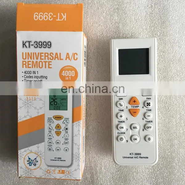 High Quality AC Remote Control Universal Remote For Air Conditioner 4000 In 1 KT-3999 photo-4