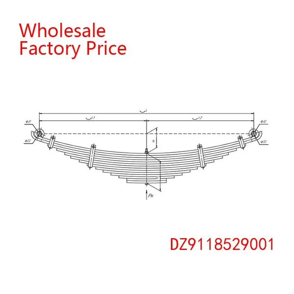 DZ9118529001 Wheel Spring Arm Wholesale For Shaanxi photo-2