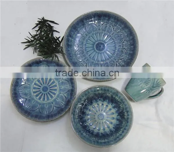 2014 Newest Ceramic Kitchen Ware Sets Dinner Plate and Mugs Dinner Set