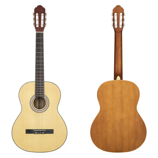 YAN 39-inch Regular Barrel Spruce Top Nanyang Wood Backsides Matte Plywood Classical Guitar YAN-27