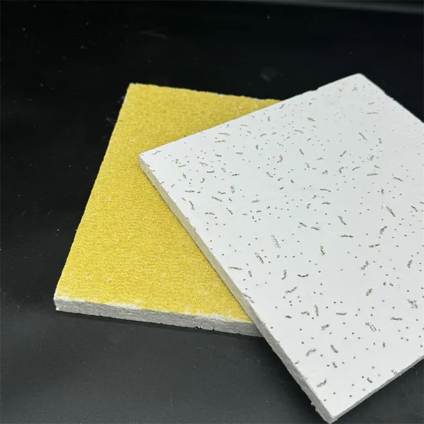 Mineral Fiber Ceiling Panel for Office Spaces With Light Reflected Surface
