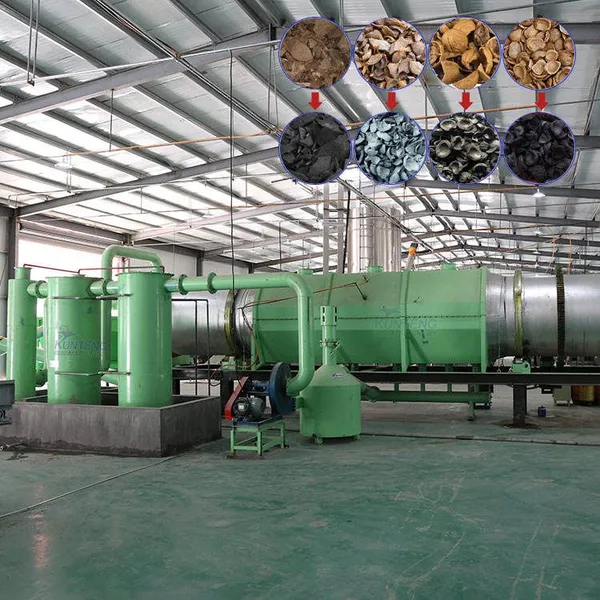 Continuous Nut Shell Carbonization Equipment