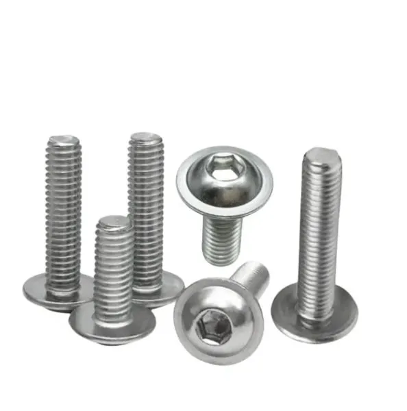 M6x16 Ultra Low Profile Hex Socket Screw ISO 7380 Stainless Steel Flattened Button Head Bolt photo-5