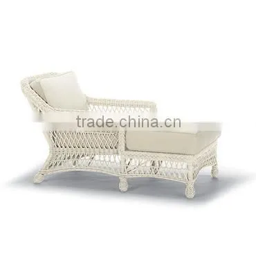 Cheap Garden Furniture Beach Aluminum Frame Rattan Lounge Chair photo-3