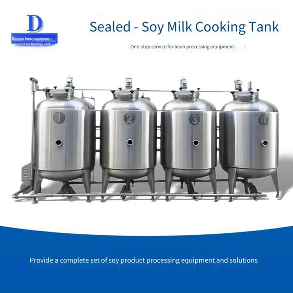 Automated Soybean Milk Cooking Tank, Stainless Steel Sealed Type, Steam-heated, Micro-pressure Tank With Good-tasting Soybean Milk photo-5