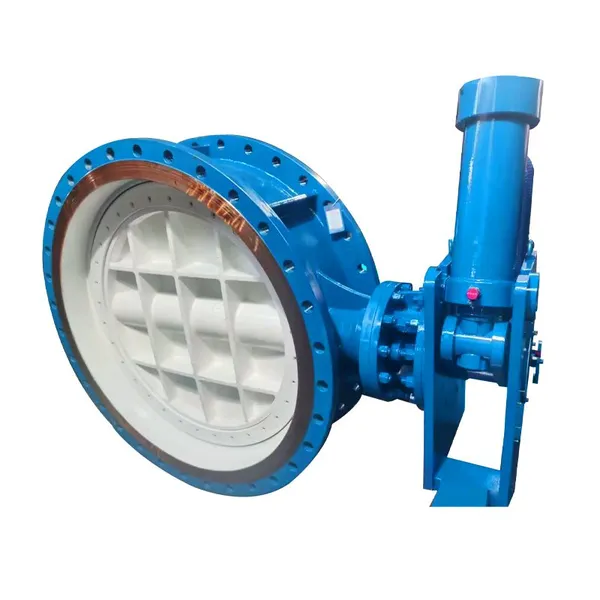 Manufacturer Direct Sales of High-quality Hydraulic Drive Flange Butterfly Valve photo-3