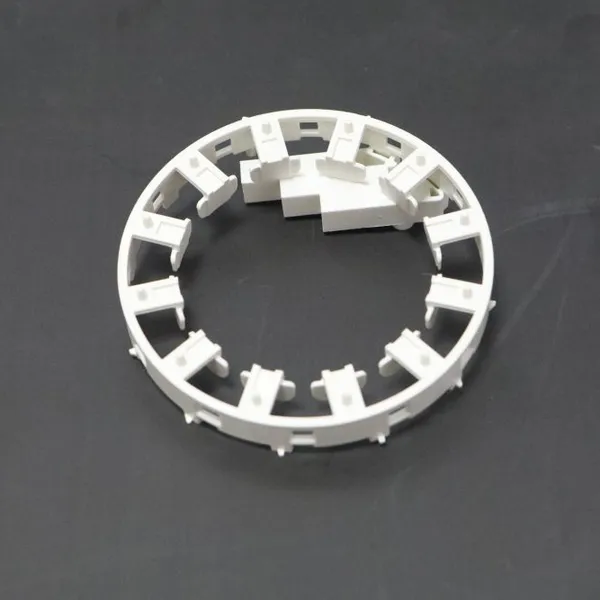 IATF 16949 PA66 Electronic Ring Retainer Custom Injection Molding Automated Vision Inspected Plastics Export To Poland Auto Hub photo-3