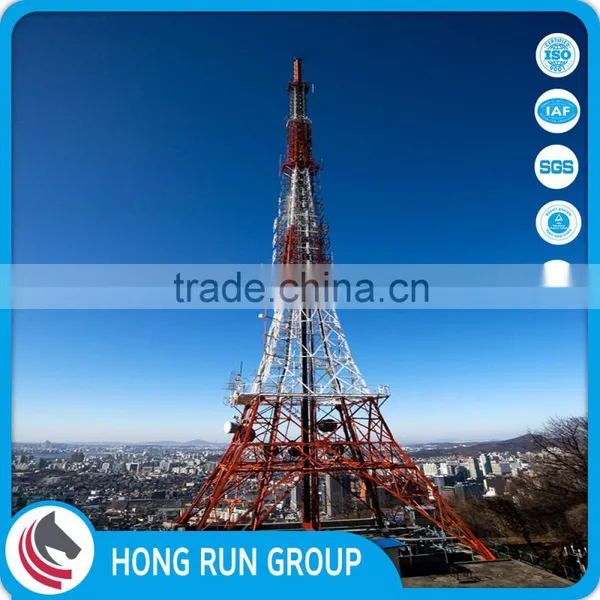 2016 New High Quality 30M 40M 50M 60M 70M Communication Tower With Certificates CE Steel Communication Tower photo-2