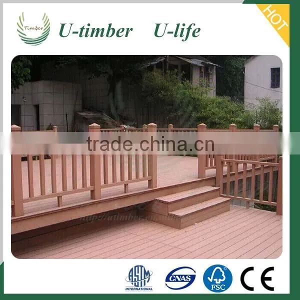Superior Quality Wood Plastic Composite WPC Balcony Railing photo-3