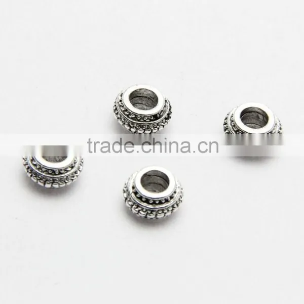 Wholesale Pdora New Style DIY Large Hole Drum Shape Zinc Alloy Beads photo-6