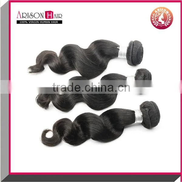 7A Loose Wave Remy Virgin Brazilian Wavy Hair Shipping Fast photo-4