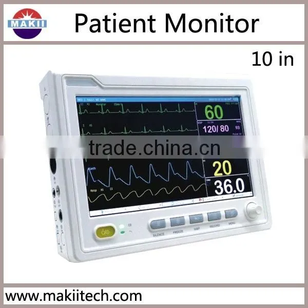Portable Diagnosis 10.1 Inch Pulse Oximeter Patient Monitor