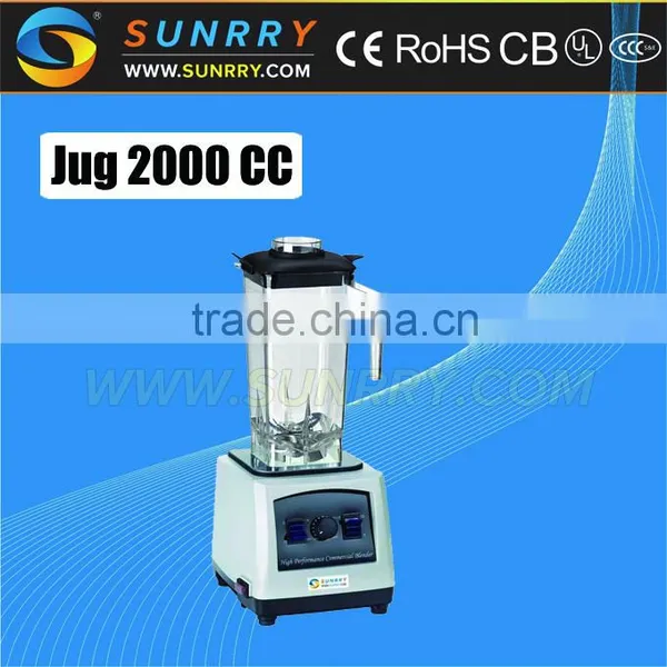 Fruit Blender Machine Motor 1500W Industrial Fruit Blender Jug Capc.2000CC Fruit Juicer Blender for CE (SY-BL15F SUNRRY) photo-2