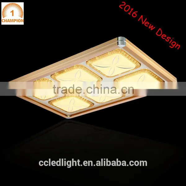 2016 New Design Led Ceiling Light Dimmer Square 750X750mm 60WX2 photo-5