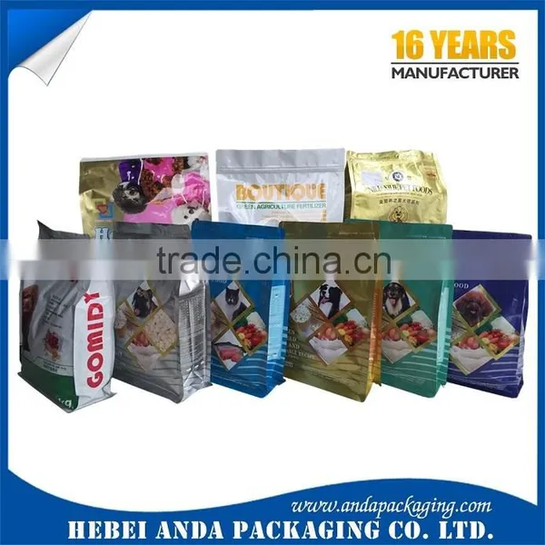 Eight Side Sealed Dog Food Plastic Bag/PET Food Plastic Packaging Bag photo-2