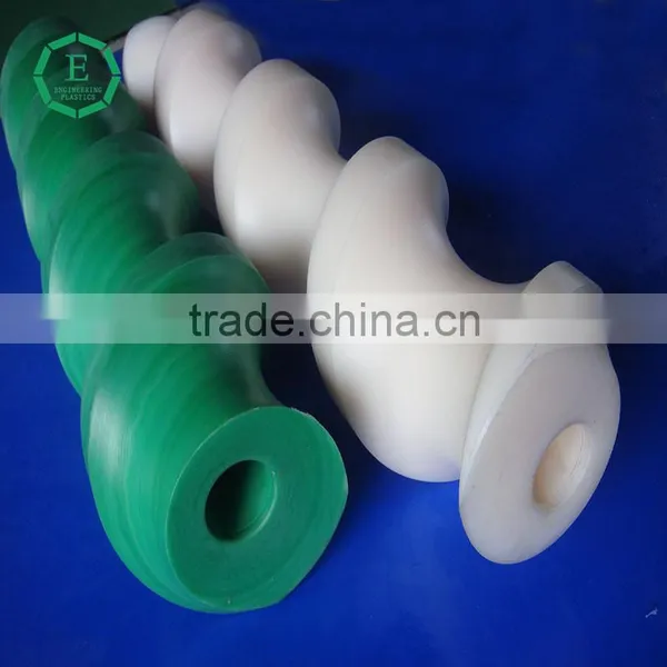Good Self-lubrication Cnc Machined Plastic Uhmwpe Screw photo-6