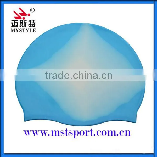 Multi Color Cheap National Silicone Swim Caps photo-2