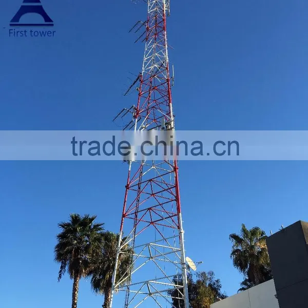 Galvanized Self Supporting Telecommunication Steel Towers photo-5