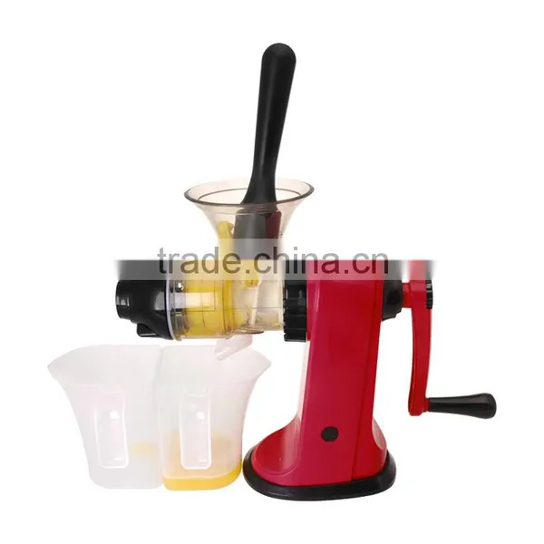 PP+ABS+S/S 30*30*12 Hot Sale Manual Orange Juicer Machine/slow Juicer/vegetable Juicer photo-5