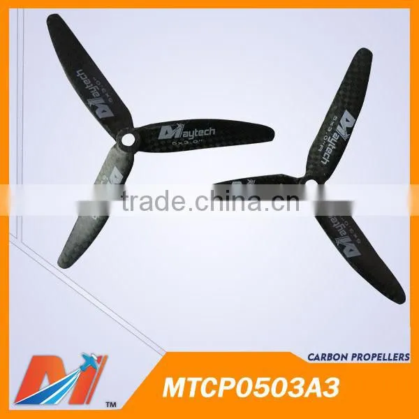 Maytech 5inch 3-blade Carbon rc Props With 4mm Adapter photo-2