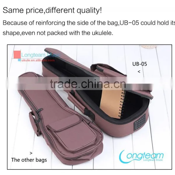 15mm Padding Ukulele Bag,double Straps 21" 23" 26" Guitar Bag OEM photo-6