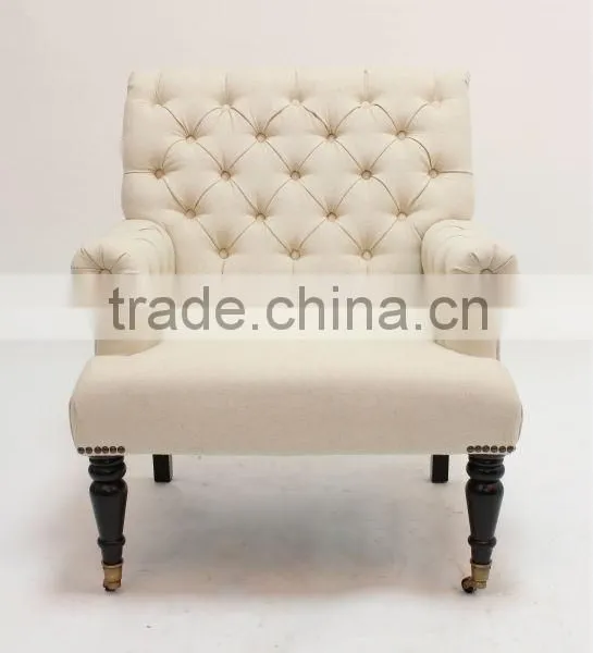 Button Back Fabric Sofa (KY-3165)