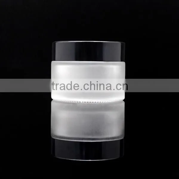 Made in China Factory Cream Glass Jar Frosted 30ml Cosmetic Packaging Bottles photo-2