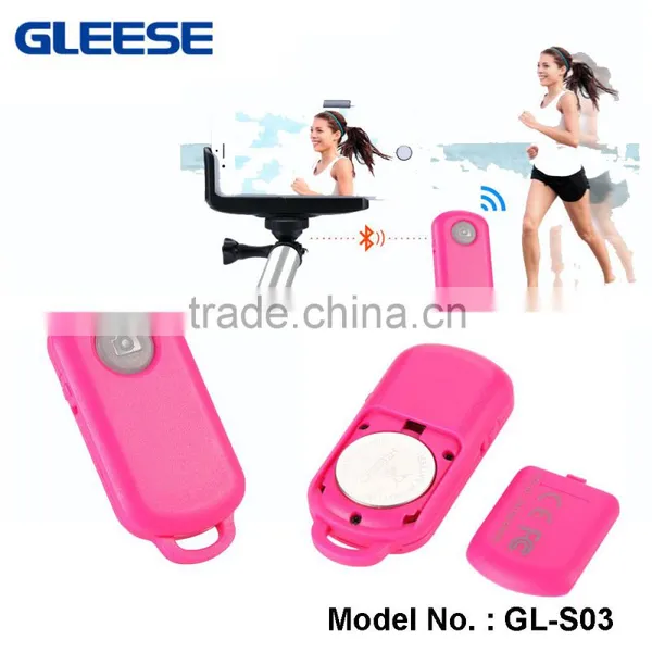 Gleese Mini Monopod Pen-size Foldable Cable Take Pole Selfie Stick Built-in Remote Shutter photo-3
