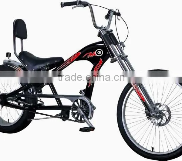 Kingbike New Designed 26'' 250W Brushless Motor Chopper 6Speed Gears Electric photo-6