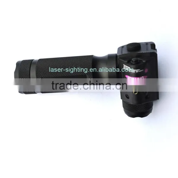 Optic Riflescope Long Distance Laser Sight Hunting Red Dot Sight Red Laser and LED Flashight photo-4