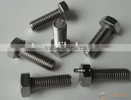 Hex Bolt Nut Fasteners DIN933 DIN931 Low Carbon Steel 4.8 6.8 8.8 photo-4