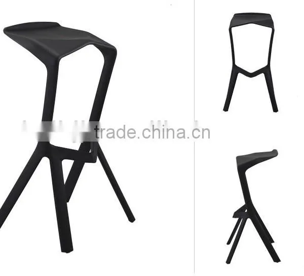 Wholesale Stacking New Design Modern Plastic Miura Bar Stool photo-3