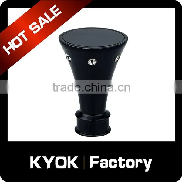 KYOK Popular Decorative Curtain Rods Leaf Finial,Chrome Fancy Curtain Finial,double Curtain Rod Finial Supplier's Choice photo-6