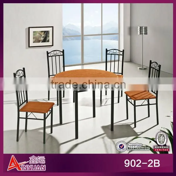 Best Price 5 Piece Round Dining Table & Chairs,dining Table Set, 1+4 Table and Chairs