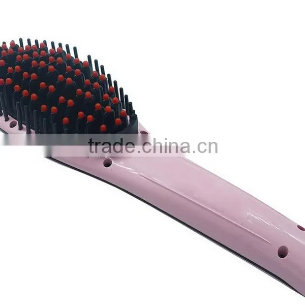 Manufacturers Original Beautiful Star Hair Straightener Comb Brush With LCD Display With CE ROSH UL photo-3