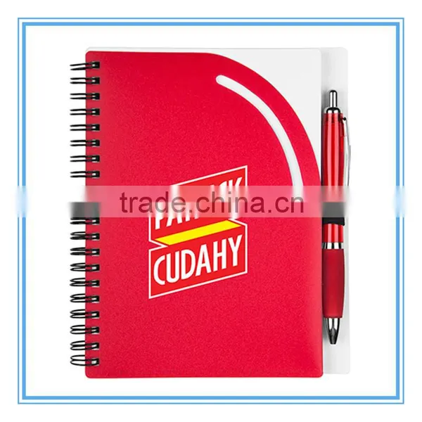 Plastic Cheap Custom Printing Notebook for School Office Promotion photo-3