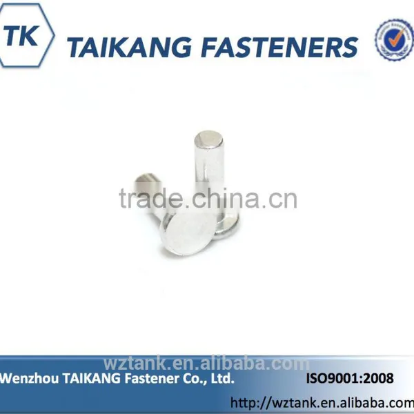 High Quality Made in China Alu Aluminum Flat Head Solid Rivet