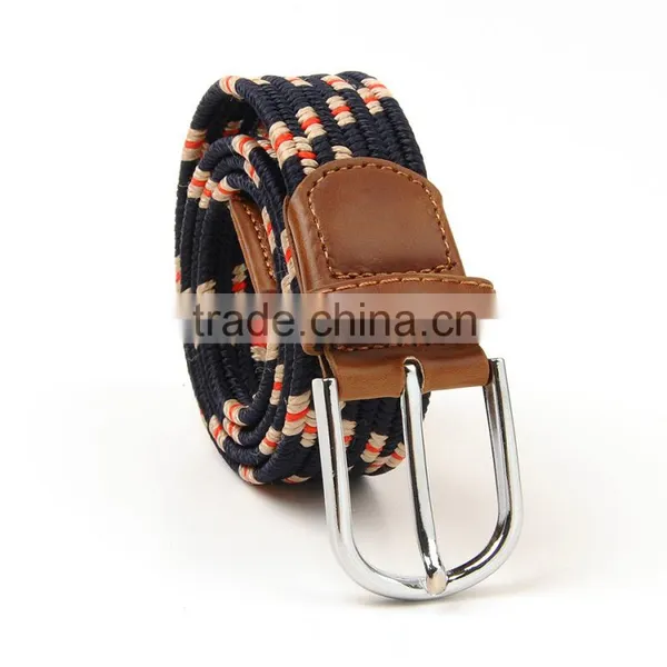 2016 Newest Top Sell Colorful Decorative Webbing Elastic Strench Belt for Men and Women photo-2