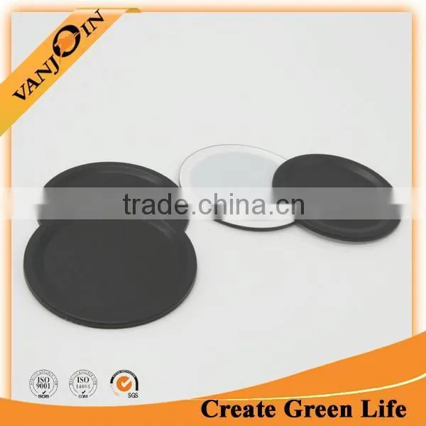 Custom Made 70mm Black Painting Mason Jar Cap For Write photo-5