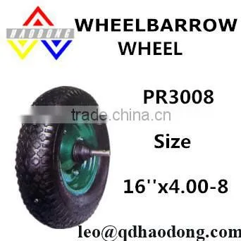 4.00-8 Steel Rim Wheelbarrow Wheels PR3008