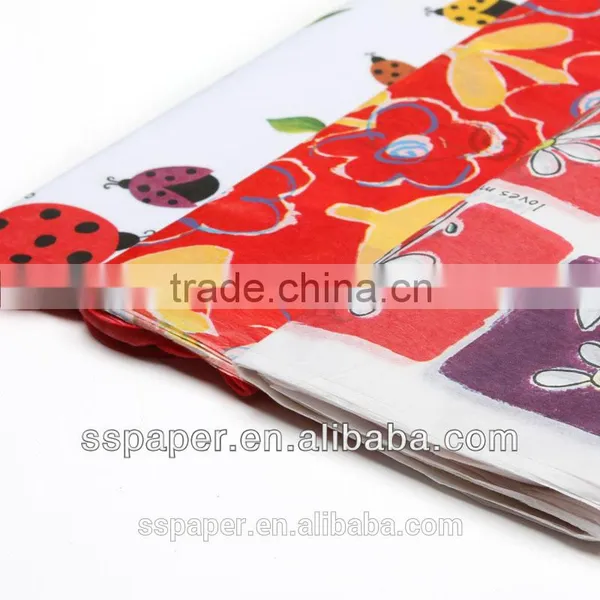 2016 Wholesale Top Quality Printed Tissue Paper With Logo photo-5