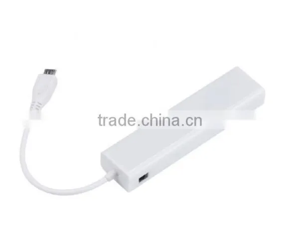 3 Port USB 2.0 Hub 1 Port USB Network Adapter USB to RJ45 Lan Card Ethernet photo-5