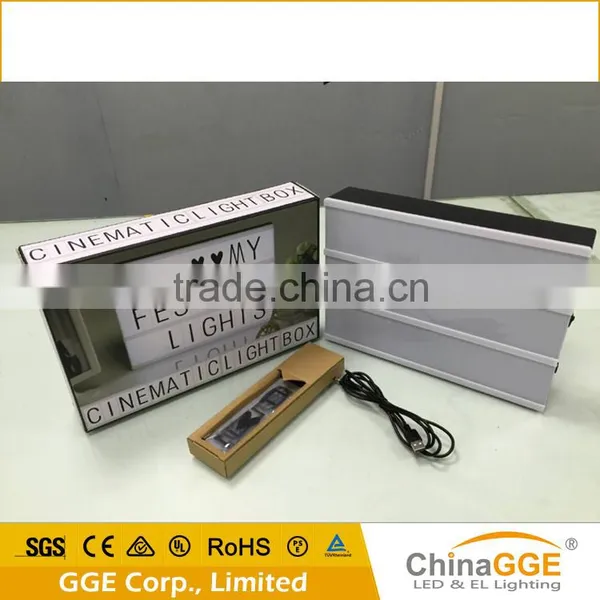 Cinema Free Retro Combination Lightbox Cinematic Style Light Box With Letters photo-5