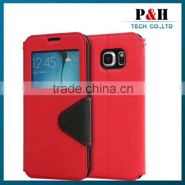 Leather Flip Cover Mobile Phone Case for Sony Xperia e3 S50h Case photo-5