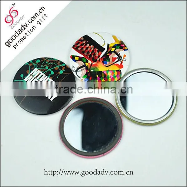 Top Quality Fashion Promotional Round Metal Pocket Mirror photo-5