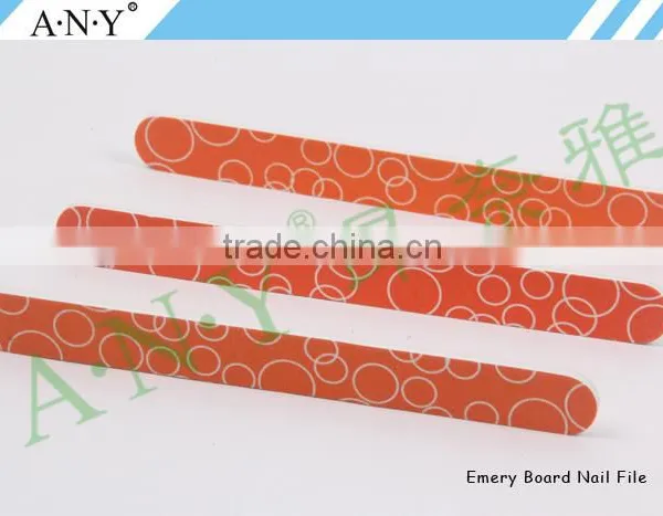 Nail Manicure Orange Emery Sand Paper Round Nail FIle 100/180 photo-3