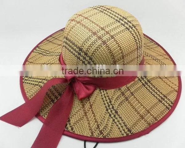 China Manufacture Top Sell Women's Straw Floppy Beach Hat photo-4